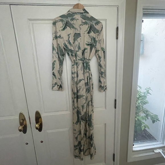 ONE TEASPOON Wasteland Wide Leg
Tropical Long Sleeve Jumpsuit Khaki M (NWOT) - Picture 11 of 14